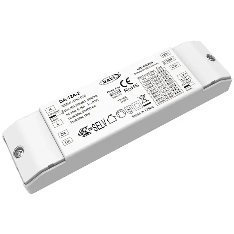 Trình điều khiển đèn LED có thể điều chỉnh độ sáng 12W DALI CW WW CCT