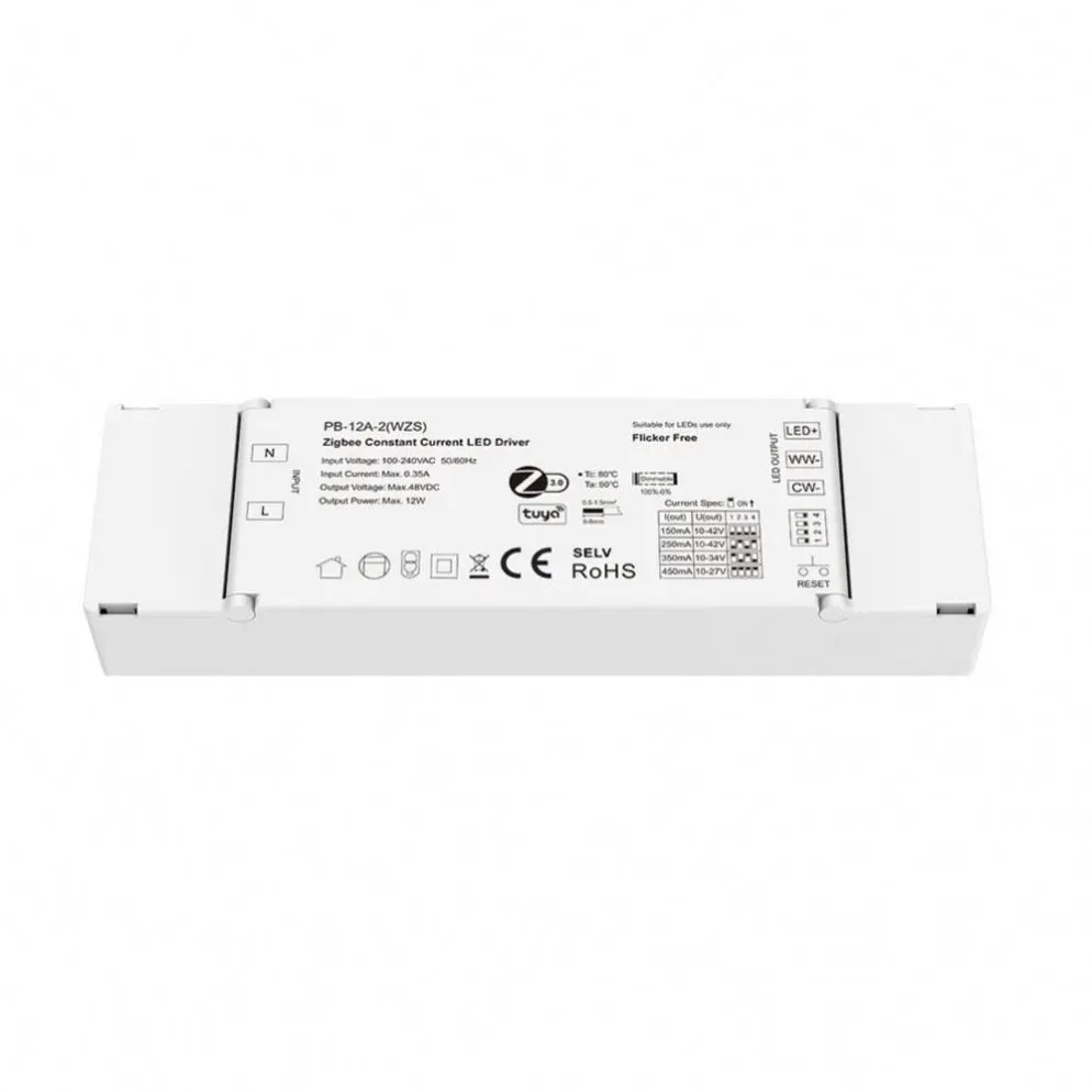 Trình điều khiển đèn LED có thể điều chỉnh độ sáng 12W TUYA Zigbee CCT