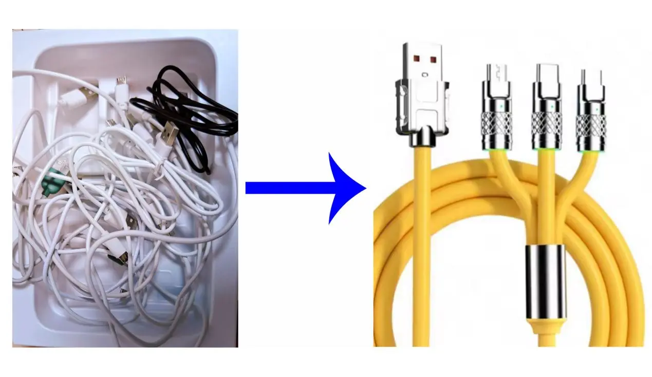 Starwell ra mắt cáp dữ liệu Tri-sares: Cáp dữ liệu 3 trong 1 phổ biến cho một LIFT không lộn xộn