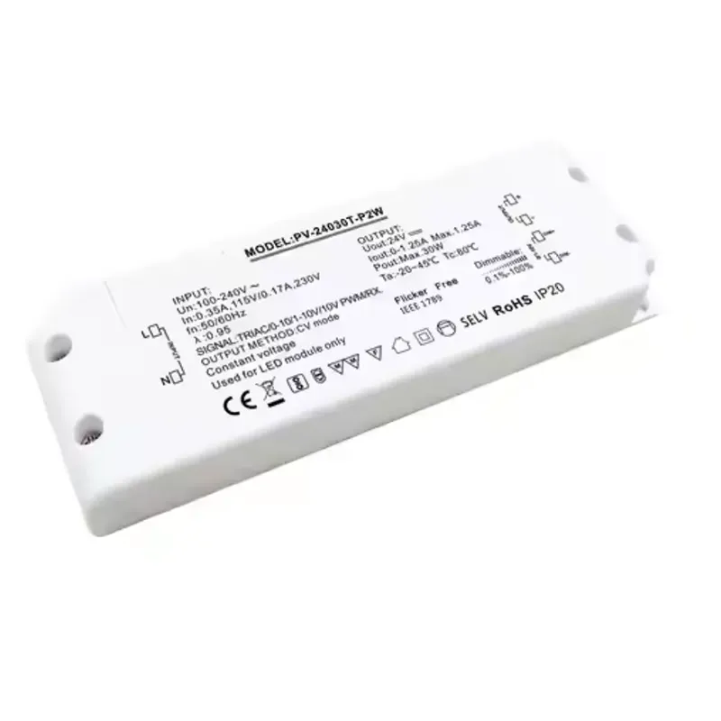 Tại sao Trình điều khiển đèn LED Triac Dimming điện áp không đổi 30W là lựa chọn tối ưu cho các giải pháp chiếu sáng hiện đại