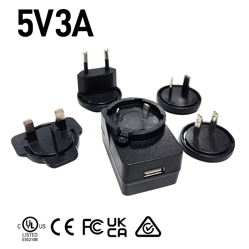 Bộ sạc USB cắm có thể hoán đổi 5V 3A