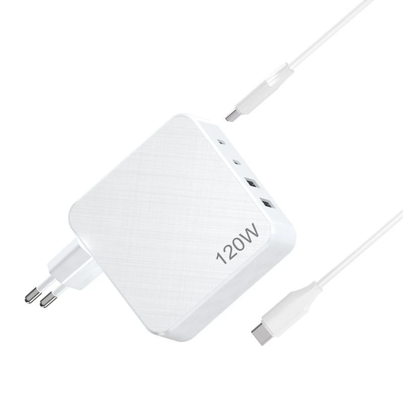 Bộ sạc tường đa cổng cho máy tính xách tay Bộ sạc tường GaN USB C 120W