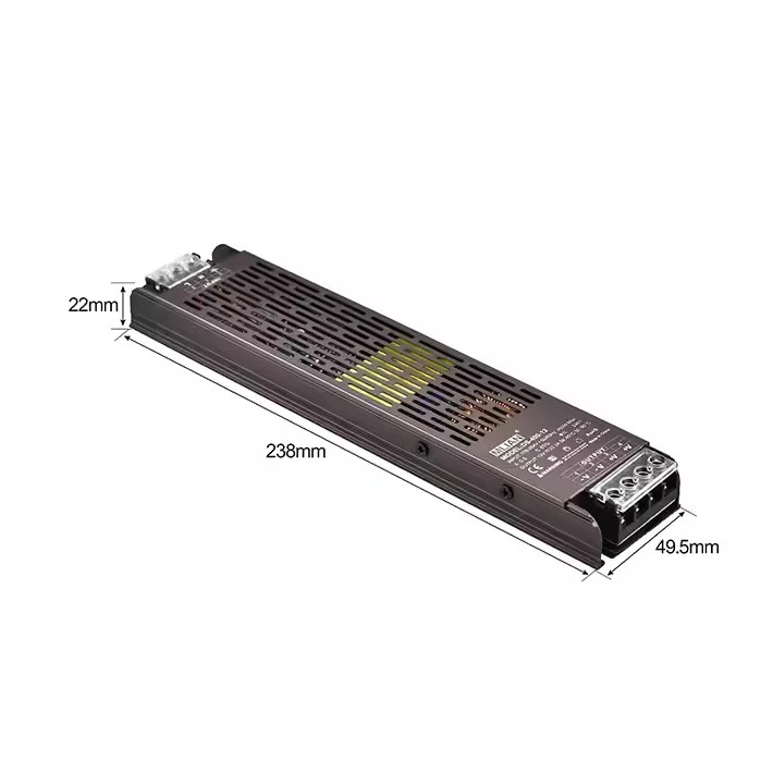 Bộ nguồn chuyển mạch một đầu ra siêu mỏng hoặc mỏng 100W 12V/24V